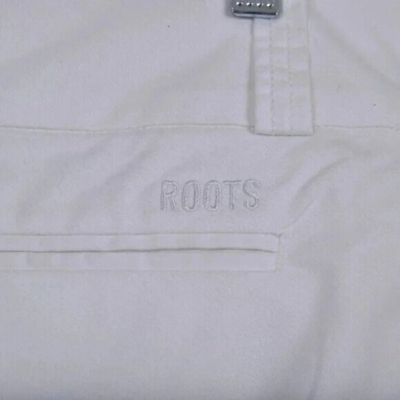 Roots Gold White Capri Pants Crop Size 0 - Picture 4 of 11